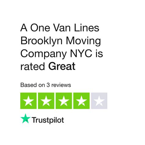 A One Van Lines Brooklyn Moving Company NYC Reviews